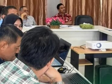 Rapat Pansus III DPRD Kaltara terkait Rancangan Peraturan Daerah (Raperda) tentang Tata Cara Perizinan Pengusahaan dan Persetujuan Penggunaan Sumber Daya Air di Wilayah Sungai (WS) Kayan. Dok.Arming.