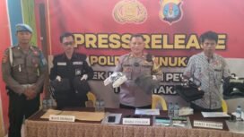 Pers Release kasus penganiayaan anak SMP di seberang Gang Hotel Lanfin, Jalan TVRI, Nunukan Timur, Jumat (24/4/2026).