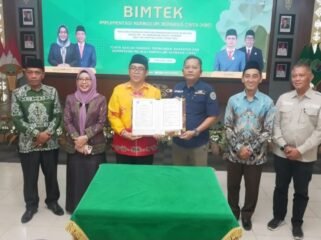 Bimbingan Teknis (Bimtek) Implementasi Kurikulum Berbasis Cinta (KBC) bagi guru Pendidikan Agama Islam dan guru Madrasah se-Kabupaten Nunukan yang mengusung tema ‘Cinta adalah Fondasi Membangun Karakter dan Kompetensi melalui Kurikulum Berbasis Cinta’, Sabtu (18/4/2026). Dok.Prokopim.
