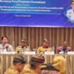 Silaturahmi dan Deklarasi Gubernur Kalimantan Utara bersama para Pimpinan Perusahaan dalam rangka penguatan kolaborasi pembangunan daerah melalui pemanfaatan Corporate Social Responsibility (CSR), di Hotel Lumire jakarta, Senin (20/4/2026). Dok.DPRD Kaltara.