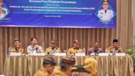 Silaturahmi dan Deklarasi Gubernur Kalimantan Utara bersama para Pimpinan Perusahaan dalam rangka penguatan kolaborasi pembangunan daerah melalui pemanfaatan Corporate Social Responsibility (CSR), di Hotel Lumire jakarta, Senin (20/4/2026). Dok.DPRD Kaltara.