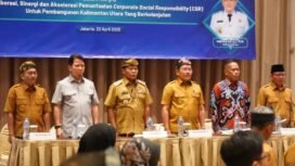 Wakil Bupati Nunukan, Hermanus, menghadiri kegiatan Pelaksanaan Rencana Pembangunan Jangka Menengah Daerah (RPJMD) Provinsi Kalimantan Utara menuju tahun 2029, Senin (20/4/2026). Dok.Prokopim.
