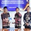 Bupati Nunukan, Irwan Sabri menyerahkan LKPD TA 2025 ke BPK RI, Selasa (31/3/2026). Dok.Prokopim.