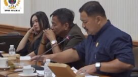 Ramsah mengkritik betapa alokasi anggaran pembangunan jalan di Pulau Sebatik masih jauh dari kata adil pada rapat kerja hasil monitoring DPRD bersama Dinas PUPR Nunukan, Senin (27/4/2026) Dok.DPRD Nunukan.