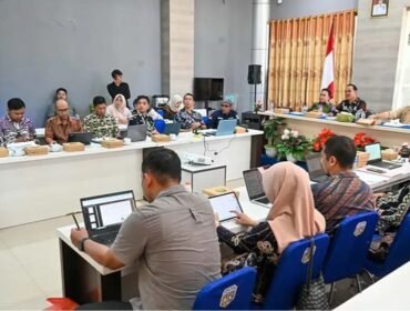 Tim Panitia Khusus (Pansus) Laporan Keterangan Pertanggungjawaban (LKPj) Gubernur Kalimantan Utara Tahun Anggaran 2025, menggelar rapat konfirmasi dan klarifikasi data hasil monitoring bersama sejumlah Organisasi Perangkat Daerah (OPD) terkait. Dok. DPRD Kaltara.