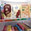 Sejumlah varian susu UHT yang dijual di Nunukan. Dok.Anshori