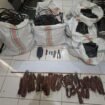 Kabel tembaga yang diamankan sebagai barang bukti kejahatan para pencuri kabel listrik PLN. Dok.Polres Nunukan.
