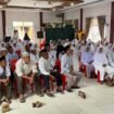 Calhaj Nunukan saat mengikuti Manasik oleh Petugas Kemenag. Dok.Kemenag Nunukan.