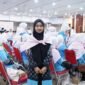 Andi Nur Syafariyanti, Calhaj termuda Nunukan 2026 yang berangkat ke Tanah Suci mewakili kedua orang tuanya. Dok.Prokopim.
