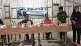 Anggota DPRD Nunukan, Donal, menggelar Sosialisasi Perda Kabupaten Nunukan Nomor 5 Tahun 2024 tentang Penyelenggaraan Administrasi Kependudukan dan Pencatatan Sipil. Dok.DPRD Nunukan.