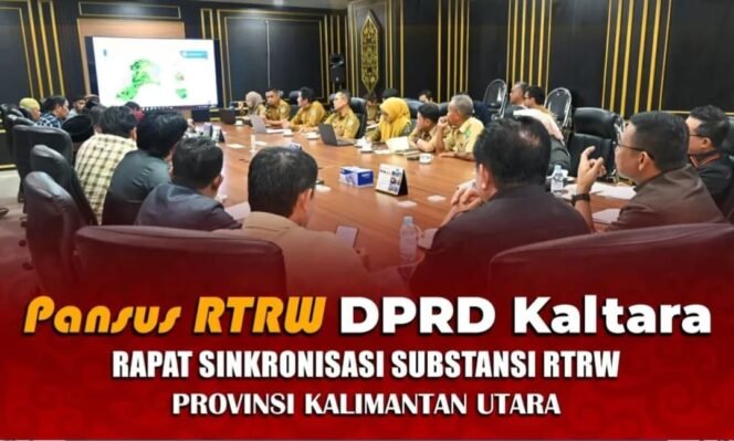 
					DPRD Provinsi Kalimantan Utara menggelar rapat kerja Panitia Khusus (Pansus) Sinkronisasi Substansi Rencana Tata Ruang Wilayah (RTRW) Provinsi Kalimantan Utara, Senin (04/05/2026). Dok.DPRD Kaltara.