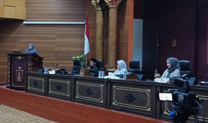
					Rapat Paripurna DPRD Nunukan terkait jawaban Laporan Keterangan Pertanggungjawaban (LKPJ) Bupati Nunukan tahun anggaran 2025, Rabu (29/04/2026). Dok.DPRD Nunukan.