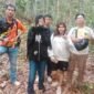 Tim Rescue menyelamatkan dua gadis remaja yang tersesat di kawasan hutan wisata Desa Binusan, Minggu (10/5/2026). Dok.BPBD Nunukan.