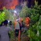 Sejumlah lahan yang berada di Jalan Lapas Nunukan dan Jalan Anastasia Wijaya, Nunukan Selatan, Nunukan, Kalimantan Utara, terbakar hebat pada Minggu (10/5/2026). Dok.BPBD Nunukan.