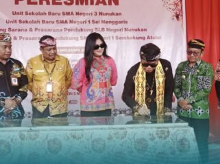 Gubernur Kaltara, Zainal Arifin Paliwang saat meresmikan 4 USB di Nunukan, Senin (25/5/2026). Dok.Biro Adpim Kaltara.