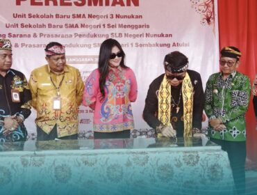 Gubernur Kaltara, Zainal Arifin Paliwang saat meresmikan 4 USB di Nunukan, Senin (25/5/2026). Dok.Biro Adpim Kaltara.