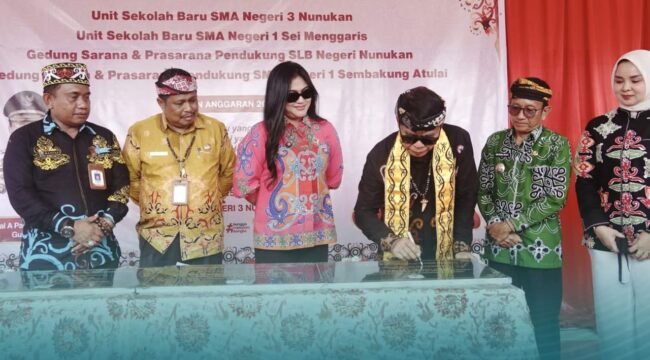Gubernur Kaltara, Zainal Arifin Paliwang saat meresmikan 4 USB di Nunukan, Senin (25/5/2026). Dok.Biro Adpim Kaltara.
