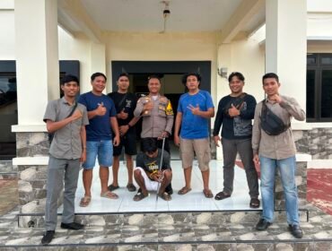 Tersangka 'Ninja Sawit' di Sebatik diamankan Polisi. Dok.Polres Nunukan.
