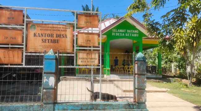 Balai Desa Setabu, Sebatik. Dok.Muksin.