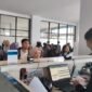 Pelayanan kedatangan dan keberangkatan di Tempat Pemeriksaan Imigrasi Tunon Taka Nunukan. Dok.Imigrasi Nunukan.