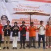 Bupati Nunukan bersama Kepala BPS Provinsi Kalimantan Utara Dr. Mustaqim, saat launching pencanangan sensus ekonomi 2026 dan peluncuran Program Kredit Mikro UMKM, di Gedung UMKM Center, Tanah Merah, Nunukan. Dok.BPS Nunukan.