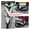 Barang bukti motor yang diamankan dari Joker dan Pacci. Dok.Polres Nunukan.