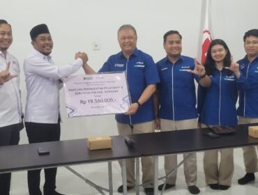 Pemberian TJSL PT Pelni senilai Rp 19.560.000 kepada PMI Nunukan, Rabu (1/7/2026).