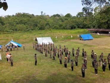 Dewan Pimpinan Daerah (DPD) Partai Keadilan Sejahtera (PKS) Kabupaten Nunukan, Kalimantan Utara,  menggelar Kemah Bela Negara (KEMBARA), di Bumi Perkemahan Mansapa, Nunukan Selatan, Sabtu (18/7/2026). Dok. PKS Nunukan.
