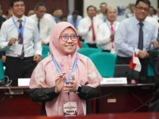 Wakil Ketua DPRD Kabupaten Nunukan, Arpiah,  saat mengikuti Program Pemantapan Nilai-Nilai Kebangsaan (PPNK) Lemhannas RI gelombang 119, di Kantor Lemhannas, Jakarta. Dok.DPRD Nunukan.