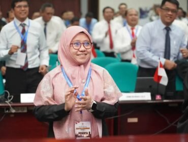 Wakil Ketua DPRD Kabupaten Nunukan, Arpiah,  saat mengikuti Program Pemantapan Nilai-Nilai Kebangsaan (PPNK) Lemhannas RI gelombang 119, di Kantor Lemhannas, Jakarta. Dok.DPRD Nunukan.