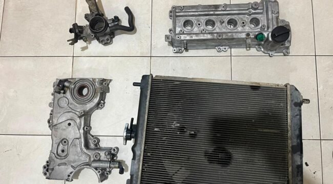Barang bukti komponen mobil yang dicuri dua residivis berhasil diamankan polisi. Dok.Polres Nunukan.