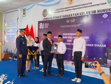 Pemberian remisi bagi WBP Lapas Nunukan di HUT RI 81. 