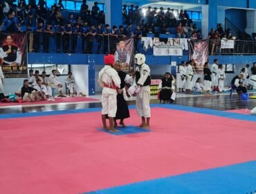 Atlet Kempo Nunukan saat berlaga di Piala Bupati Malinau Cup 2026. Dok. Mansur.