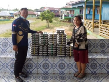 Sejumlah menu MBG yang diasalurkan ke Lembaga Sosial dan Ponpes karena anak anak sekolah BDR akibat sebaran kabut asap kiriman dari Bulungan. Dok.Fitra Diani.
