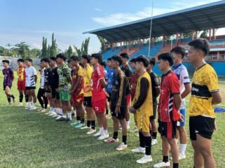 Tim Bola Sepak Nunukan yang akan bertanding untuk Porprov Kaltara 2026. Dok.Adama.