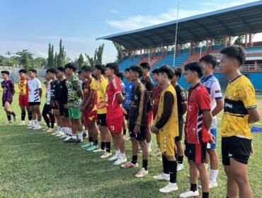Tim Bola Sepak Nunukan yang akan bertanding untuk Porprov Kaltara 2026. Dok.Adama.