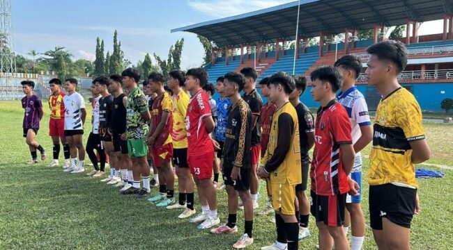 Tim Bola Sepak Nunukan yang akan bertanding untuk Porprov Kaltara 2026. Dok.Adama.