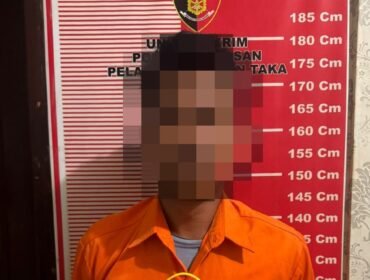 W (30) Warga Jalan Ujang Dewa, RT 01 Nunukan Selatan diamankan polisi dalam perkara penggelapan uang hasil penjualan rumput laut. Dok.Polres Nunukan.