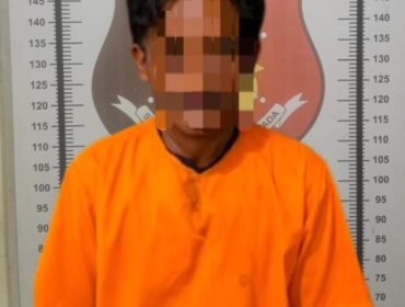 JON (57) warga Jalan Era Baru, RT.003, Desa Samaenre Semaja, Kecamatan Sei Menggaris diamankan polisi dalam kasus pencurian emas majikan senilai Rp 75 juta. Dok.Polsek Nunukan.