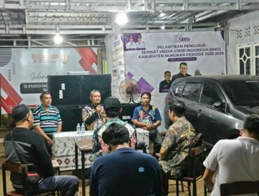 Kepala Bidang Informasi dan Komunikasi Publik (IKP) DKISP Kaltara, Didik Supriadi, menggelar silaturahmi bersama insan pers Nunukan, di Sekretariat SMSI (Serikat Media Siber Seluruh Indonesia) Nunukan, di Jalan Daeng Toba, Gang Kelapa, Nunukan Timur, Rabu (16/9/2026) malam. Dok.SMSI Nunukan.