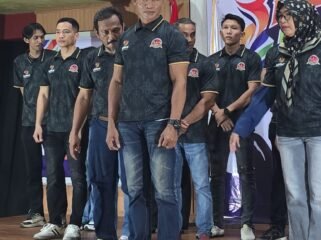 Ketua PERBAFI Nunukan, Mukhlis saat dilantik, Sabtu (5/9/2026) malam.