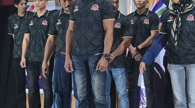 Ketua PERBAFI Nunukan, Mukhlis saat dilantik, Sabtu (5/9/2026) malam.
