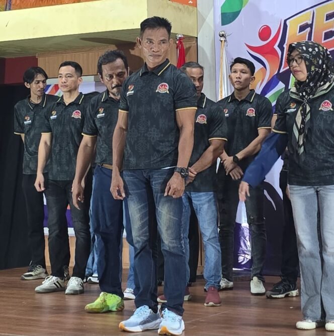 
					Ketua PERBAFI Nunukan, Mukhlis saat dilantik, Sabtu (5/9/2026) malam.