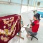 Para WBP Lapas Nunukan yang menekuni seni membatik. Dok.LAPAS Nunukan.