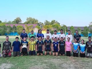 Pengurus KONI Nunukan, melakukan kunjungan ke pemusatan latihan Cabang Olahraga (Cabor) Gulat yang berada di Kecamatan Lumbis, Selasa (30/9/2026). dok.KONI Nunukan.