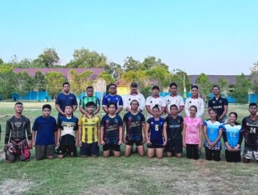 Pengurus KONI Nunukan, melakukan kunjungan ke pemusatan latihan Cabang Olahraga (Cabor) Gulat yang berada di Kecamatan Lumbis, Selasa (30/9/2026). dok.KONI Nunukan.