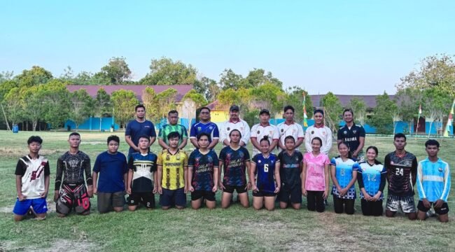 Pengurus KONI Nunukan, melakukan kunjungan ke pemusatan latihan Cabang Olahraga (Cabor) Gulat yang berada di Kecamatan Lumbis, Selasa (30/9/2026). dok.KONI Nunukan.