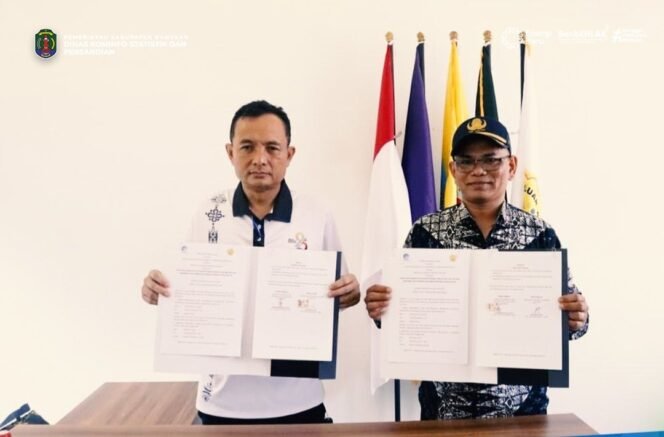 
					Dinas Komunikasi Informatika, Statistik dan Persandian  (Diskominfo) Kabupaten Nunukan, meneken kerjasama dengan Sekolah Luar Biasa (SLB) Negeri, untuk mewujudkan pelayanan informasi lebih inklusif. Dok.Diskominfotik Nunukan.