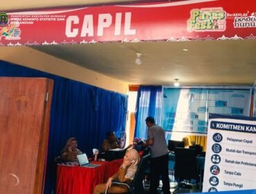 Gerai Disdukcapil di Paras Perbatasan. Dok. Diskominfotik Nunukan.