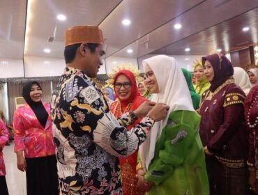 Bupati Nunukan, Irwan Sabri saat menghadiri pelantikan Pengurus IWSS periode 2026 - 2021. Dok.Prokopim Nunukan.